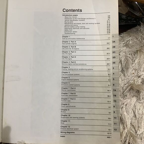 Haynes Ford Ranger & Bronco ll 1983-1992 2WD And 4WD Models Repair Manual - Picture 11 of 13